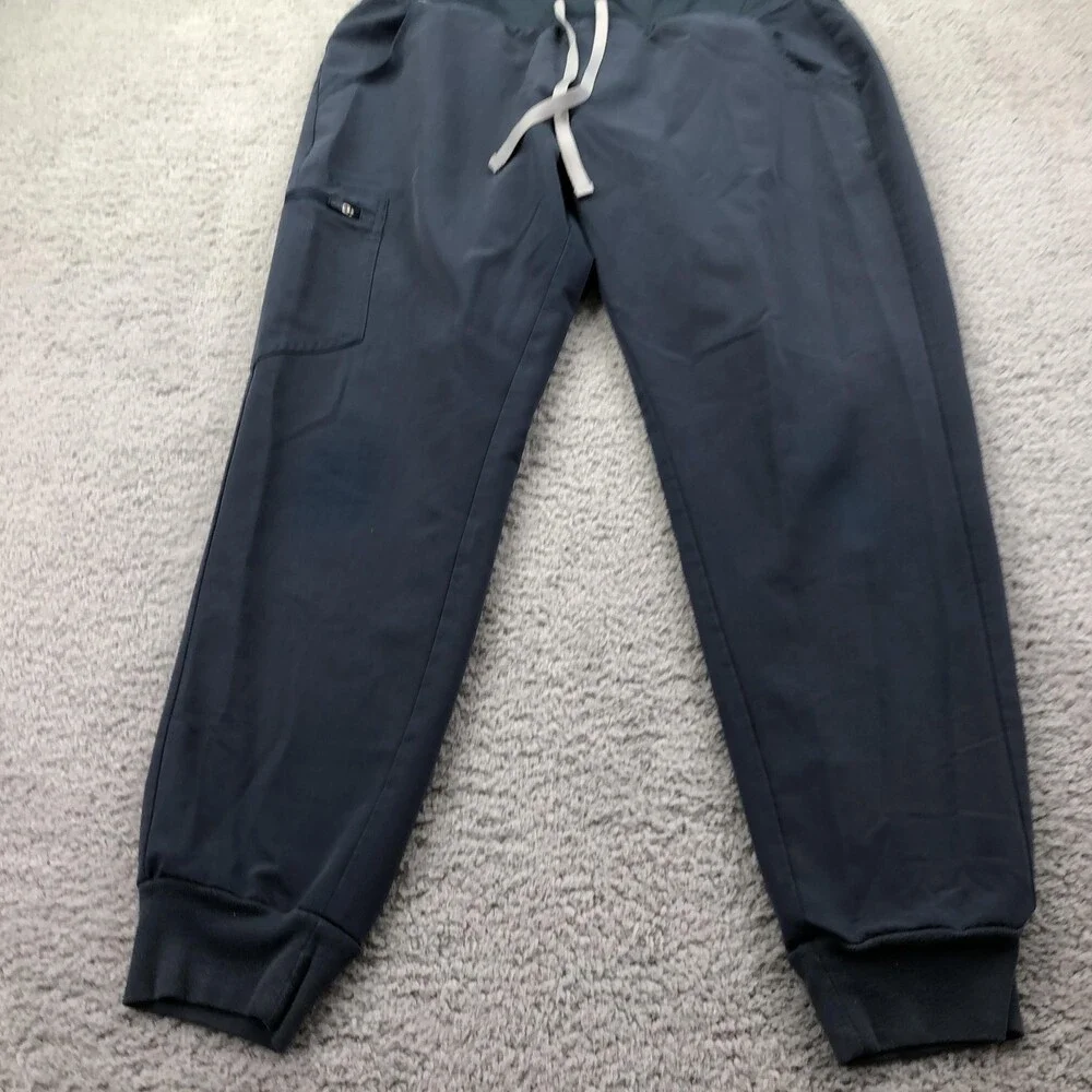 FIGS Scrub Jogger Pants Womens Large Blue Zamora Technical Cargo Medical